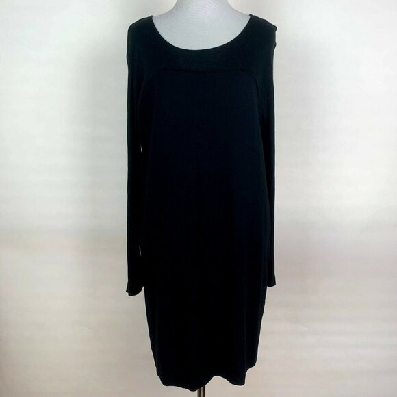 Ann Taylor Dresses & Skirts - Ann Taylor Long Sleeve Shirt Dress Scoop Neck